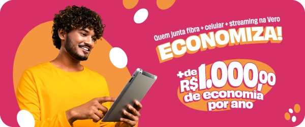 Vero Mais 800 Mega + Plano de Celular 20GB + Globoplay Premium